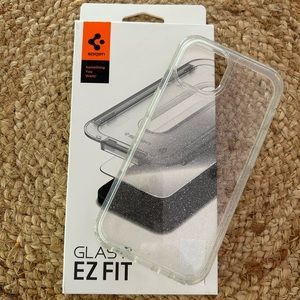 iPhone 13 case and screen protector.